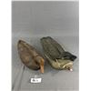 Image 2 : 2 Vintage Goose & Duck Rubber Decoy's 14" & 20" L