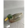 Image 2 : 2 Vintage Mallard Duck Decoys, Hard Rubber. Approx. 14" Long