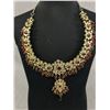 Image 2 : Lovely Vintage Glass Stones and Beads Choker Necklace