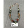 Image 1 : Misc Genuine Gem Stone Beads Necklace, 21", No Clasp