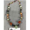 Image 2 : Misc Genuine Gem Stone Beads Necklace, 21", No Clasp