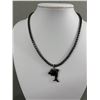 Image 2 : 2  Black Mesekan Diamond Stone Beads Necklace