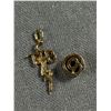 Image 2 : 2 Pendants- One "AT" + One TCB Elvis Presely Taking Care of Buisness