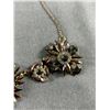 Image 2 : Gorgeous Vintage Rhinestone Necklace 21" in Length, Good Condition