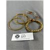 Image 1 : 4 Vintage Bangles, 2 are Marked Monet