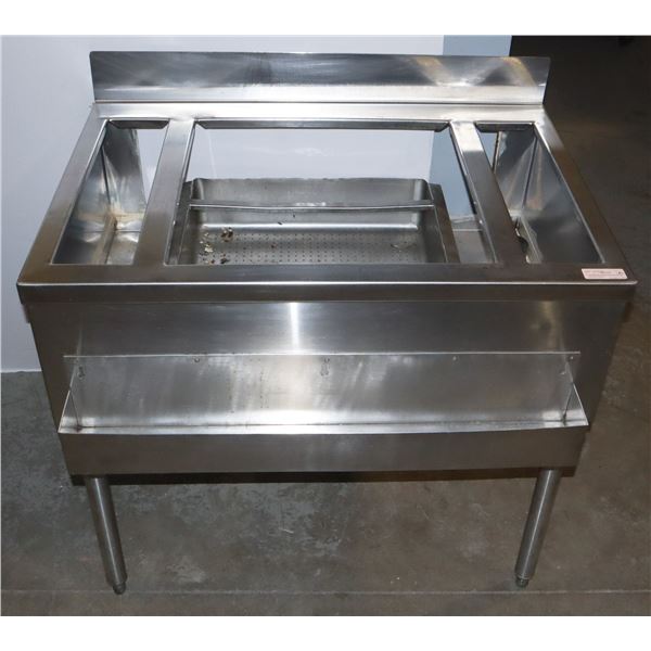 STAINLESS STEEL RESTAURANT MODIFIED TABLE
