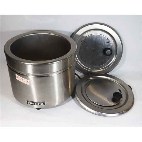 SOUP WARMER WITH TWO LIDS, NO INSERTS