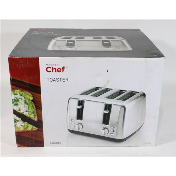 NEW MASTERCHEF 4 SLICE TOASTER