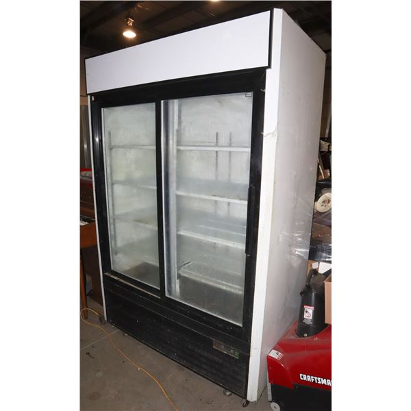 *BAILIFF SEIZURE* TWO GLASS DOOR REACH IN RETAIL ~TESTED, WORKING~