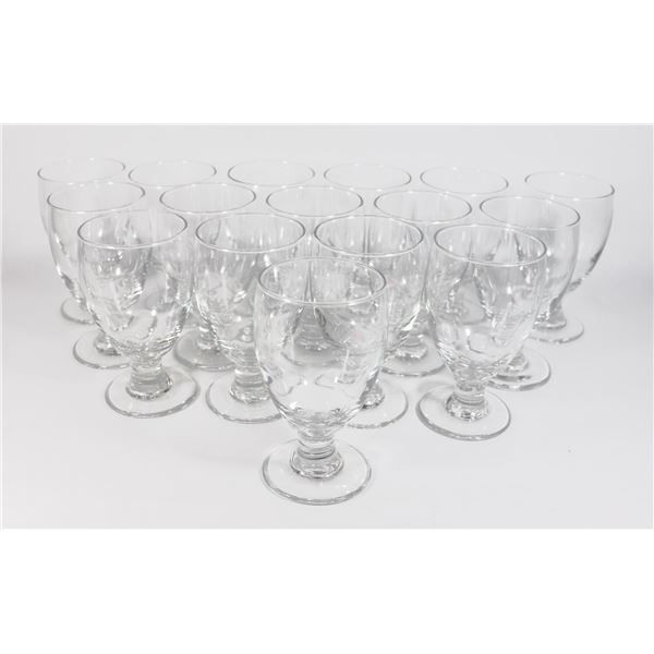 BUNDLE OF 16 CHALICES ABOUT 5" TALL