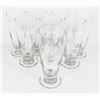 Image 1 : LOT OF 8 GLASSES ABOUT 6 1/2" TALL
