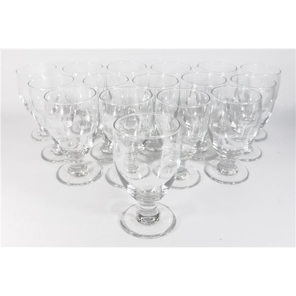 BUNDLE OF 16 CHALICES ABOUT 5" TALL