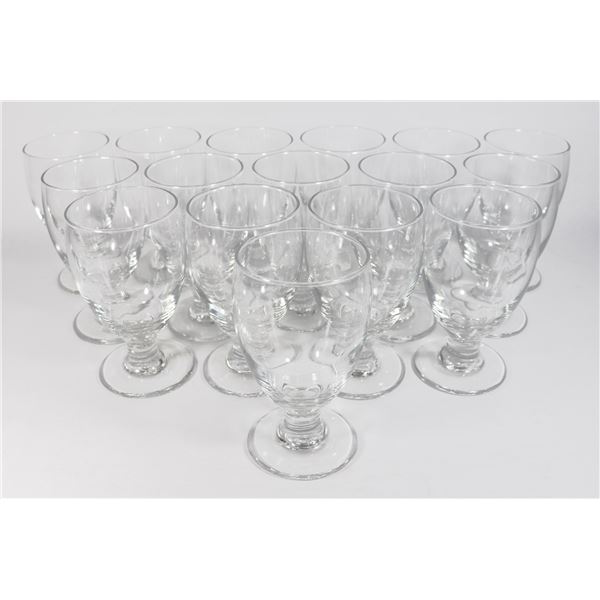 BUNDLE OF 16 CHALICES ABOUT 5" TALL