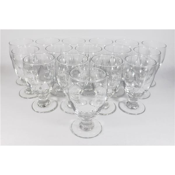 BUNDLE OF 16 CHALICES ABOUT 5" TALL