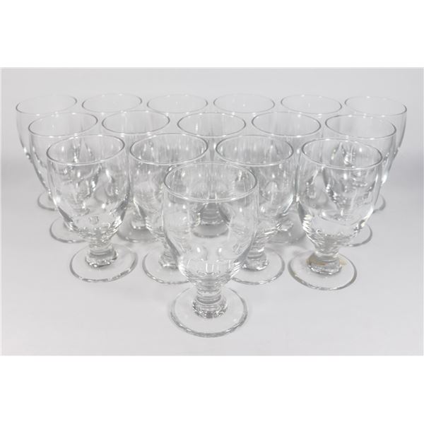 BUNDLE OF 16 CHALICES ABOUT 5" TALL