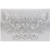 Image 1 : BUNDLE OF 14 WINE GLASSES ABOUT 8" TALL