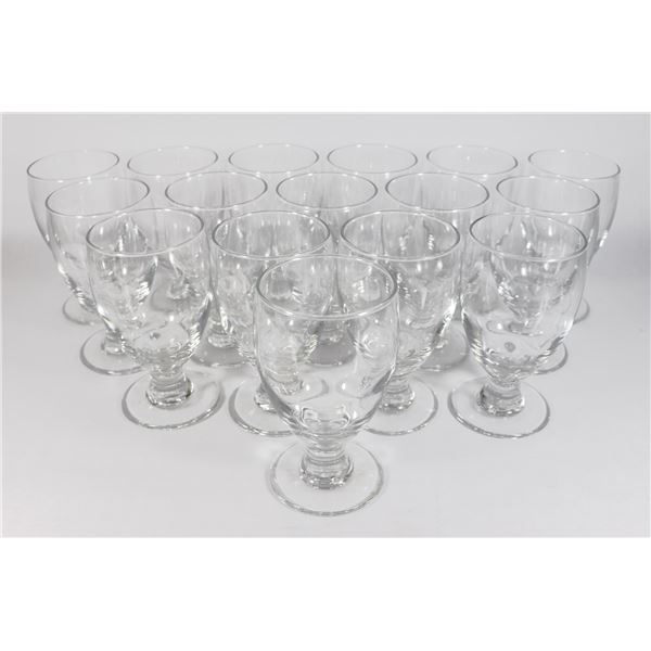 BUNDLE OF 16 CHALICES ABOUT 5" TALL