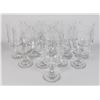 Image 1 : BUNDLE OF 10 GOBLETS ABOUT 6 1/2" TALL