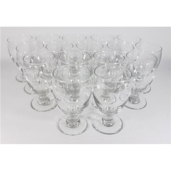 BUNDLE OF 16 CHALICES ABOUT 5" TALL