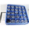Image 1 : LOT OF 25 GLASSES AROUND 6" TALL INCLUDES