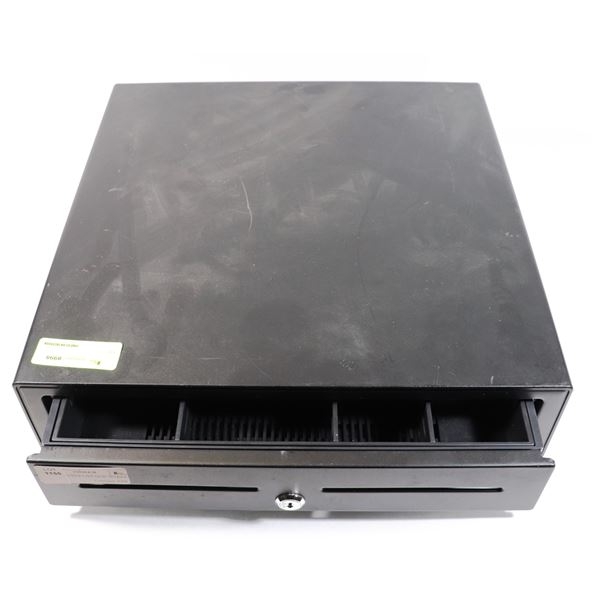 CASH DRAWER LIKE NEW, NO KEY, 16X16"
