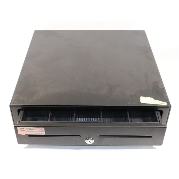 CASH DRAWER LIKE NEW, NO KEY, 16X16"