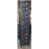 Image 1 : 10 COMPARTMENT LOCKER (81.5" TALL X 16.5" WIDE X