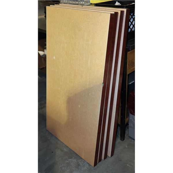 FOUR MATCHING RESTAURANT TABLE TOPS