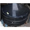 Image 1 : STACK OF 27.5" DIAMETER STONE TABLE TOPS