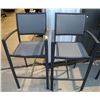 Image 1 : TWO BAR HEIGHT PATIO CHAIRS
