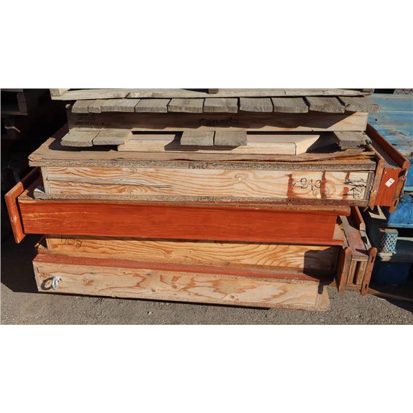 PALLET OF RESTAURANT BOOTH DIVIDER PIECES