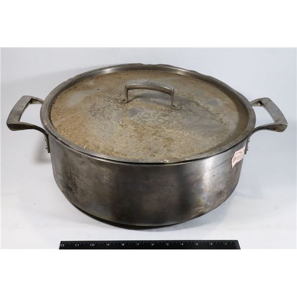 16" DIAMETER X 6" DEEP RESTAURANT STOCK POT WITH