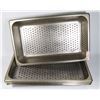 Image 1 : 4 FULL SIZE STAINLESS PERFORATED INSERTS
