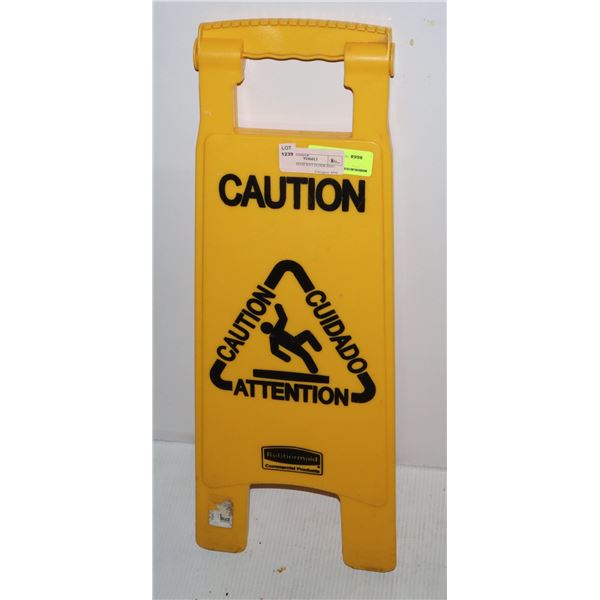 RUBBERMAID WET FLOOR SIGN