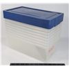 Image 1 : BUNDLE OF PLASTIC STORAGE CONTAINERS 12" X