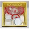 Image 1 : MILK CRATE OF CONTAINERS WITH LIDS
