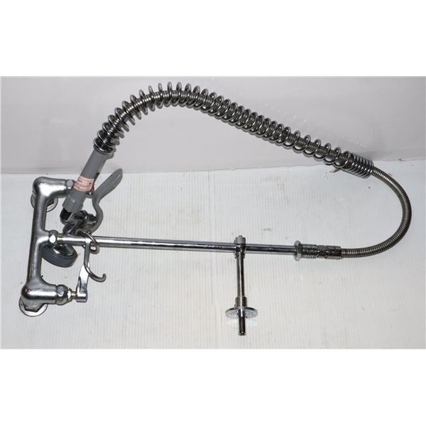 T&S COMMERCIAL FAUCET WITH PRE-RINCE SPRAYER