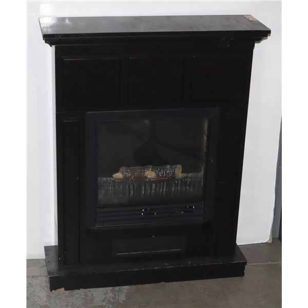 ELECTRIC FIREPLACE UNTESTED 71X91" NO VISIBLE