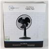 Image 1 : NEW MAINSTAYS 12" OSCILLATING TABLE FAN