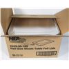 Image 1 : HALF SIZE STEAM TABLE FOIL LIDS