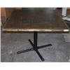 Image 1 : *BAILIFF SEIZURE* SQUARE RESTAURANT TABLE