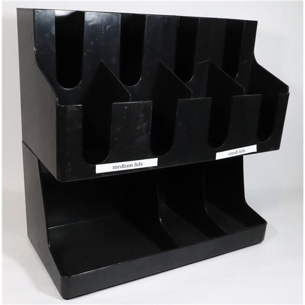RESTAURANT DRINK LID ORGANIZER