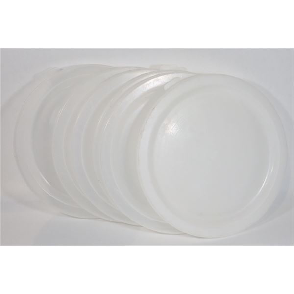 5 CAMBRO 12" ROUND LIDS