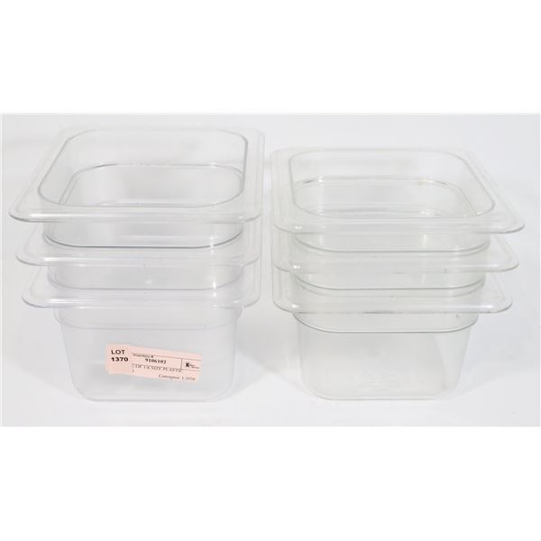 BUNDLE OF 1/6 SIZE PLASTIC INSERTS