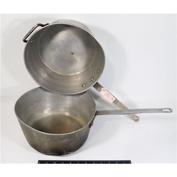 TWO COOKING POTS