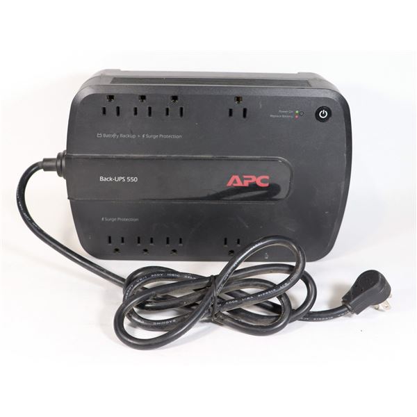 APC BATTERY BACKUP MOD. BE550G TESTED WORKING