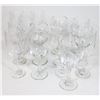 Image 1 : MILK CRATE OF WINE GLASSES