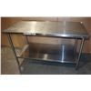 Image 2 : STAINLESS STEEL RESTAURANT PREP/ WORK TABLE