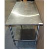 Image 3 : STAINLESS STEEL RESTAURANT PREP/ WORK TABLE