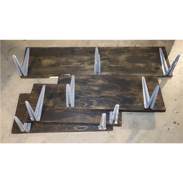 *BAILIFF SEIZURE* BUNDLE OF WOOD SHELVING WITH